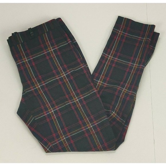 Tommy Hilfiger Womens Pants Size 2 Radcliffe Plaid - Picture 9 of 13